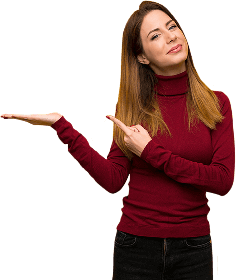 Femme dans site web pour Entreprises de sécurité